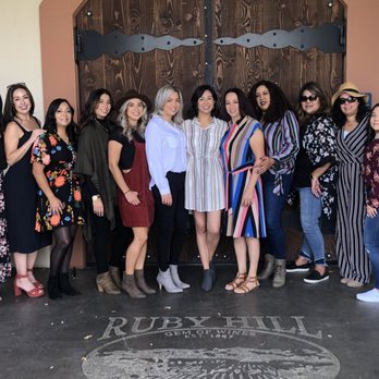 Ruby Hill Winery - Our tour group at Ruby hill winery - Wineries Near Me - Pleasanton, California