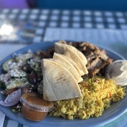 The Fat Greek - Gyro Plate