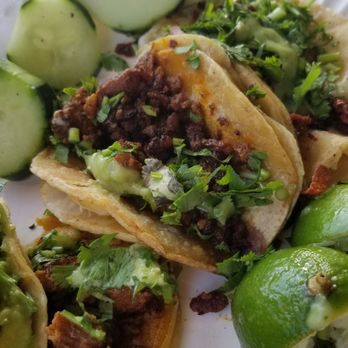Tacos Camila's - a plate of tacos and cucumbers - Tacos Near Me - Santa Ana, California Tacos Camila's - a plate of tacos and cucumbers - Tacos Near Me - Santa Ana, California