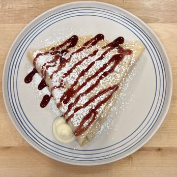 Early Light Creperie - strawberry cheesecake crepe - Creperies Near Me - Belton, Texas Early Light Creperie - strawberry cheesecake crepe - Creperies Near Me - Belton, Texas