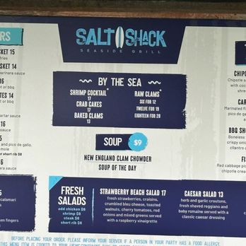 Salt Shack - Menu - Cocktail Bars Near Me - Babylon, New York