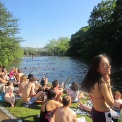 Hampstead Heath Mixed Bathing Pond - Looking out over the pond