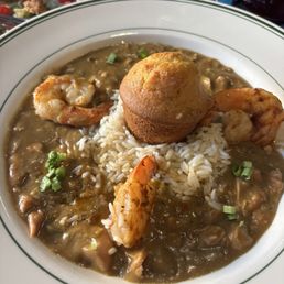 Gumbo with added shrimp