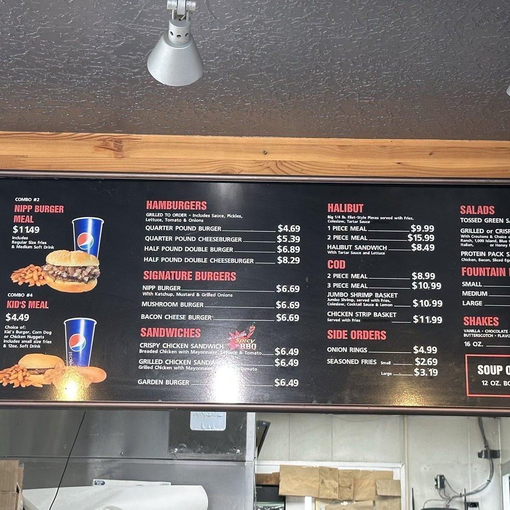 Nipps Drive Through - Menu - Burgers Near Me - Longview, Washington