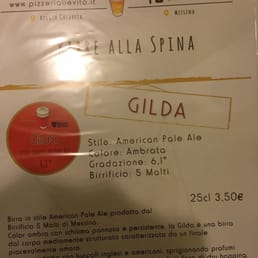 Lievito - Pizze e Birre - Birra, solo 25 cl - menu - Pizza Near Me - Messina, Maine