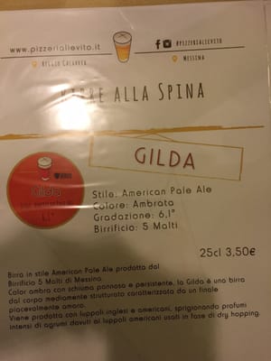 Menu photo 3 Lievito - Pizze e Birre Messina, ME