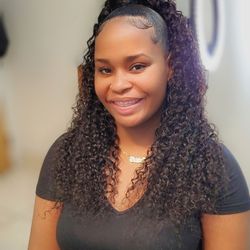 Visible Results by Abby - Half up Half down quick weave install