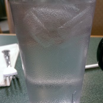 Oak Lawn Diner - Plastics water cup, no glass here. - Breakfast & Brunch Near Me - Oak Lawn, Illinois