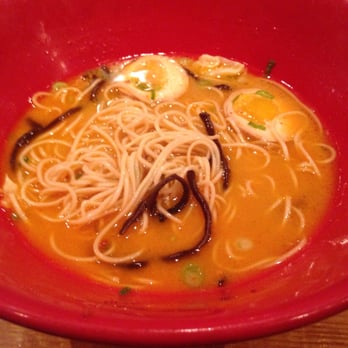 IPPUDO Westside - Akamaru Modern ramen with egg - Ramen Near Me - New York, New York IPPUDO Westside - Akamaru Modern ramen with egg - Ramen Near Me - New York, New York
