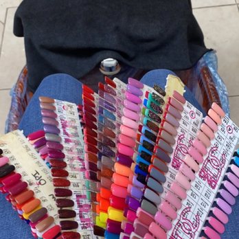 LV Nails - Color selection - Nail Salons Near Me - Palm Springs, California