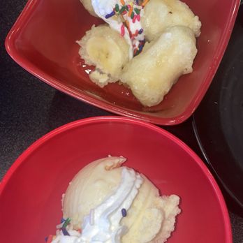 Osaka Sushi - Fried banana and vanilla ice cream - Bubble Tea Near Me - Redding, California