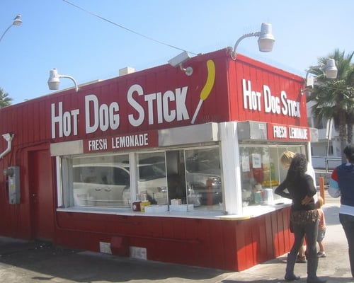 Hot Dog on a Stick by null