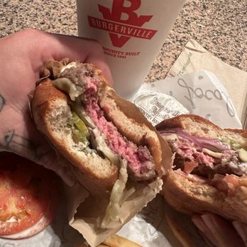 Burgerville - Uncooked hamburger meat - Burgers Near Me - Portland, Oregon