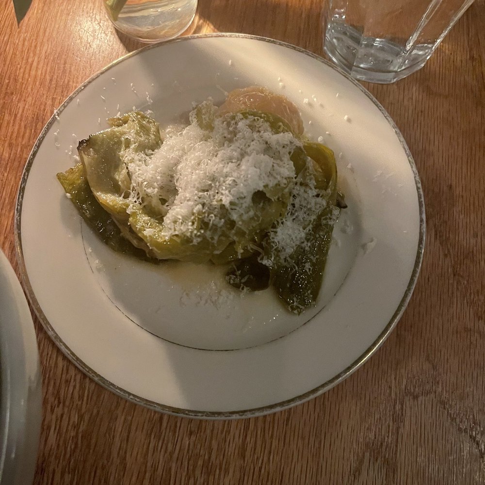 Luce - Leeks with Parmesan - Italian Near Me - Portland, Oregon Luce - Leeks with Parmesan - Italian Near Me - Portland, Oregon