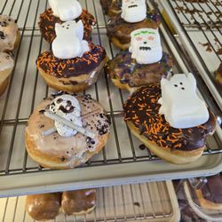 The Jelly Donut - Spooky wip creem filled the baker makes them the best