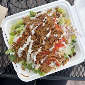 Drizzle - Salad.. cant remember which one but the ranch dressing was good! - Coffee & Tea Near Me - Mount Shasta, California