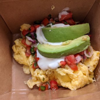 Cafe Borrone - Scramble with salsa - Breakfast & Brunch Near Me - Menlo Park, California