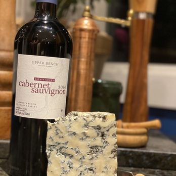 Upper Bench Estate Winery & Creamery - Our Estate Cabernet Sauvignon is the perfect wine to pair with our big, bold and creamy blue cheese. King Cole blue our stilton style blue. - Wineries Near Me - Penticton, British Columbia Upper Bench Estate Winery & Creamery - Our Estate Cabernet Sauvignon is the perfect wine to pair with our big, bold and creamy blue cheese. King Cole blue our stilton style blue. - Wineries Near Me - Penticton, British Columbia