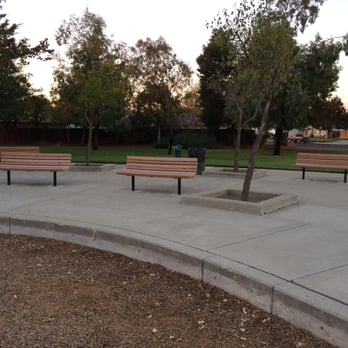 Marlin Pound Neighborhood Park - Benches facing playground. - Dog Parks Near Me - Livermore, California Marlin Pound Neighborhood Park - Benches facing playground. - Dog Parks Near Me - Livermore, California