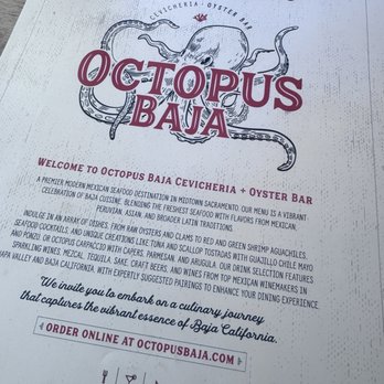 Octopus Baja - Seafood Near Me - Sacramento, California