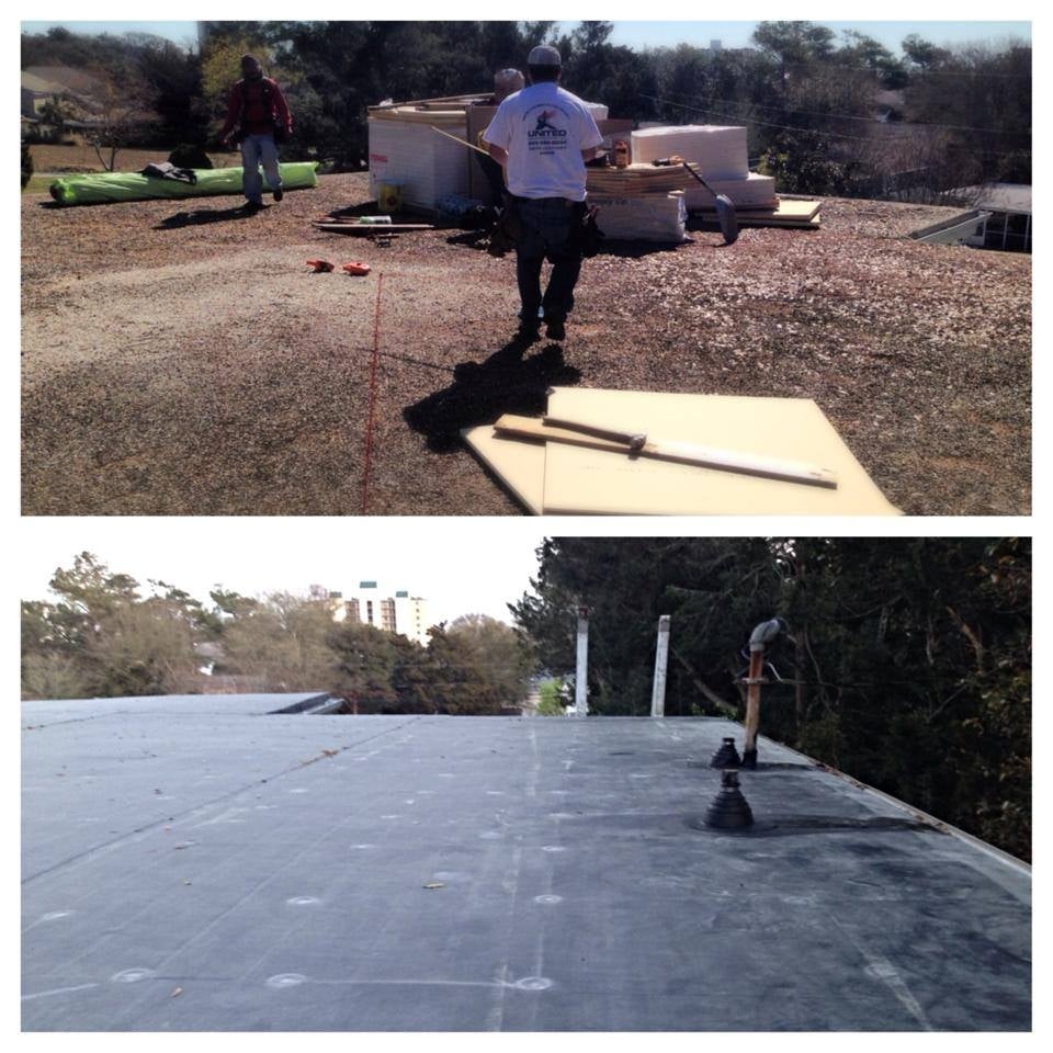 Slide of United Contractors Roofing