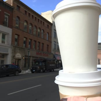 The Jitter Bus - Mochas to go, with The Jitter Bus in the back. - Food Trucks Near Me