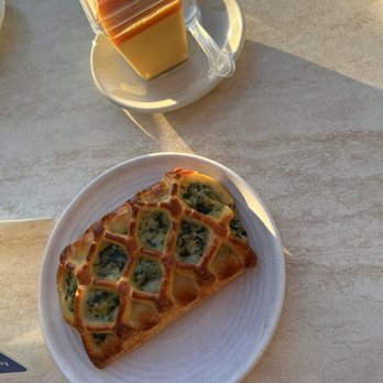 Shoreline Lake American Bistro - Spinach feta pastry, passion fruit panna cotta - Breakfast & Brunch Near Me - Mountain View, California Shoreline Lake American Bistro - Spinach feta pastry, passion fruit panna cotta - Breakfast & Brunch Near Me - Mountain View, California
