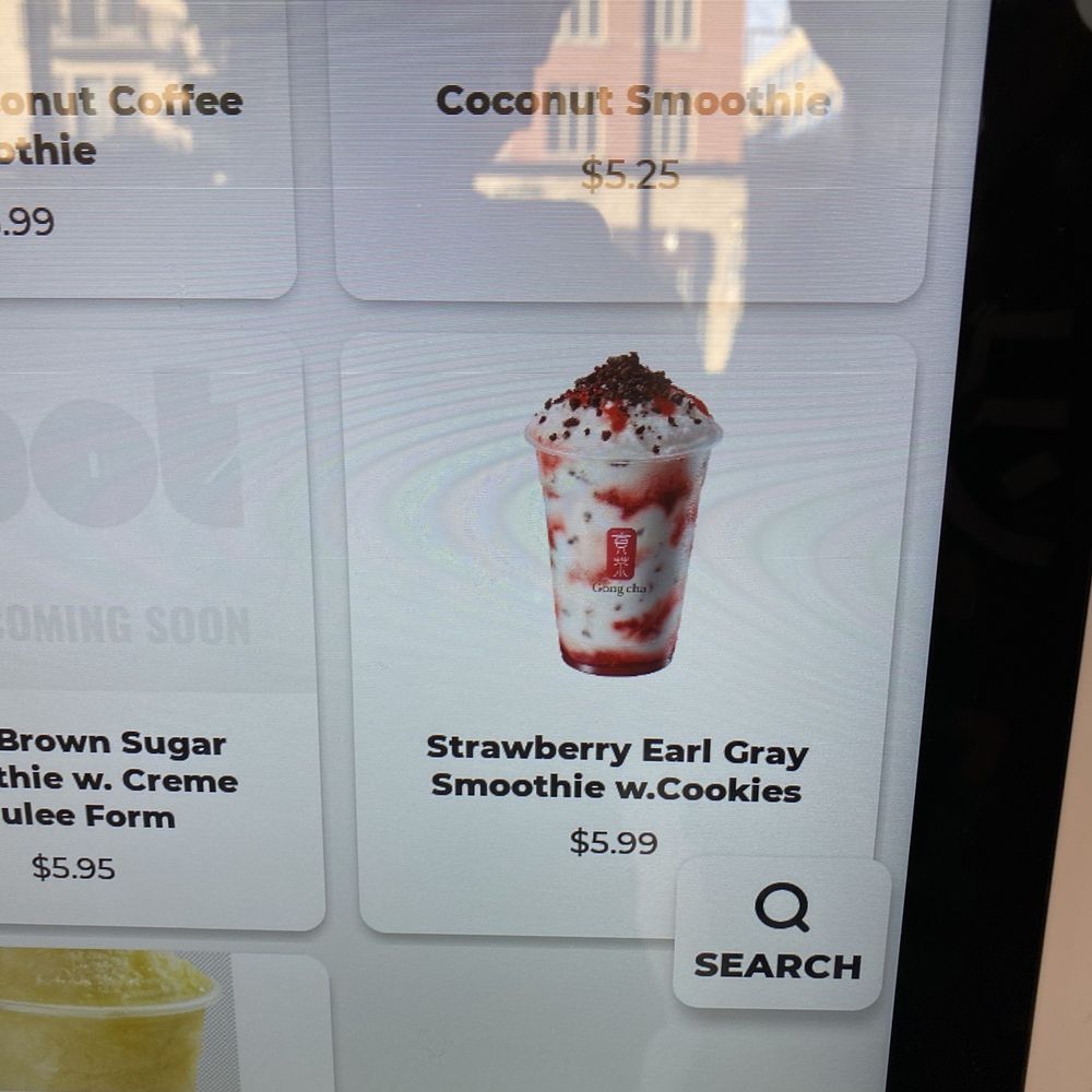 Gong Cha - Strawberry earl grey smoothie - Bubble Tea Near Me - Rockville, Maryland Gong Cha - Strawberry earl grey smoothie - Bubble Tea Near Me - Rockville, Maryland