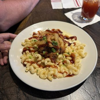 Peaks Restaurant - Smoked Gouda Pulled Pork Mac & Cheese - New American Near Me - Palm Springs, California Peaks Restaurant - Smoked Gouda Pulled Pork Mac & Cheese - New American Near Me - Palm Springs, California