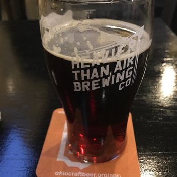 Heavier Than Air Brewing Co - Lost at Sea- American Amber  Delicious! - Brewpubs Near Me - Dayton, Ohio