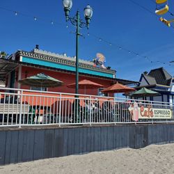 View from the beach