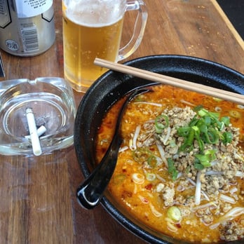 Little Ramen Bar - Tan tan men pork ramen, hot, with an asahi to polish it off. - Japanese Near Me - Melbourne, VIC Little Ramen Bar - Tan tan men pork ramen, hot, with an asahi to polish it off. - Japanese Near Me - Melbourne, VIC