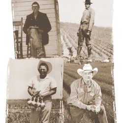 Dixondale Farms - L-R, Top-Bottom: John McClendon (founder), Earl McClendon (son), Wallace Martin (Earl's son-in-law), Bruce Frasier (Wallace's son-in-law)