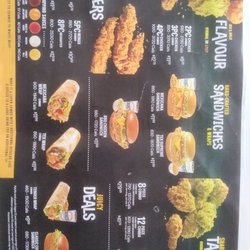 Church's Texas Chicken - Menu
