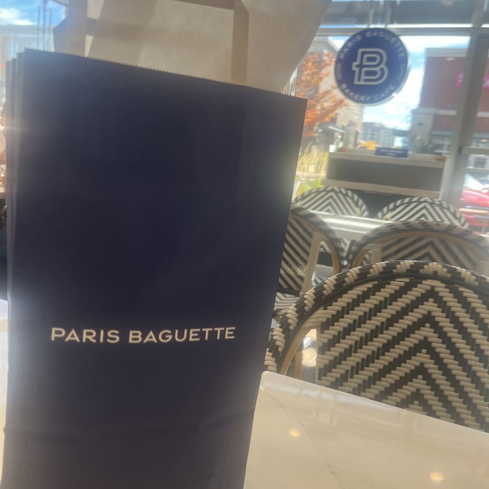 Paris Baguette - Inside and the to go bag - Bakeries Near Me - Aurora, Colorado
