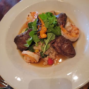 Sybaris Bistro - Shrimp and pork cheeks - New American Near Me - Albany, Oregon