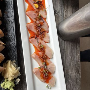 Kuka Sushi & Izakaya - Chili Garlic Hamachi Sashimi - Sushi Bars Near Me - Tempe, Arizona Kuka Sushi & Izakaya - Chili Garlic Hamachi Sashimi - Sushi Bars Near Me - Tempe, Arizona