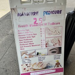Nail salon is a separate business. $12 is for a manicure.