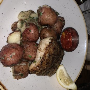 Marker 32 - Blackened mahi with roasted potatoes - Seafood Near Me - Jacksonville, Florida