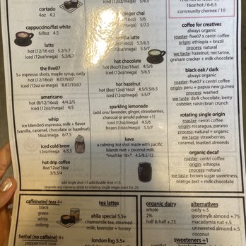 Five07 Coffee Bar and Eatery - Menu - Coffee & Tea Near Me - Thousand Oaks, California