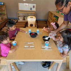 Children Of The Rainbow Child Care Services - Fun farm Fridays brought a culmination of study with a healthy and delicious treat, which the assembled with a little help.