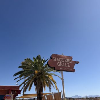 Hacker's Grill - Entrance signage - American Near Me - Apache Junction, Arizona