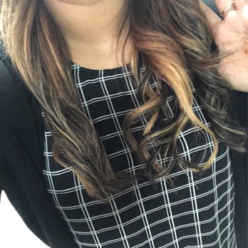 Salon Nouveau - Four hours after hair was done. Half straight half curls. Disappointing. - Hair Stylists Near Me - Bellmore, New York