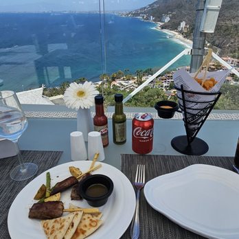 Hotel Mousai - Lunch view from North tower rooftop pool - Hotels Near Me - Puerto Vallarta, JAL