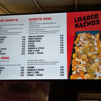 Afghan Burrito - Mexican Near Me - Berkeley, California