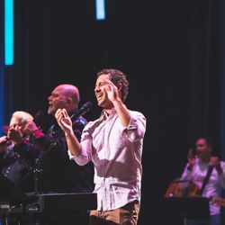 New Life Community Church of the Nazarene - Multigenerational worship team at an Easter service