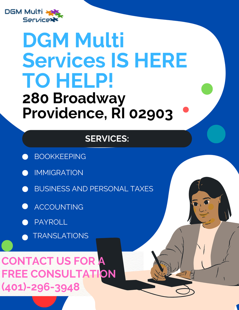 DGM MULTI SERVICES Updated August 2024 280 Broadway, Providence