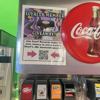 Snarf's Sandwiches - Sodas and loyalty giveaways - Salad Near Me - Dallas, Texas