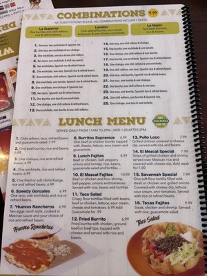 Menu photo 1 El Mezcal Mexican Restaurant Pooler, GA