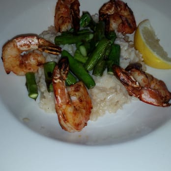 Bazille at Nordstrom - Shrimp and Asparagus risotto - New American Near Me - Jacksonville, Florida
